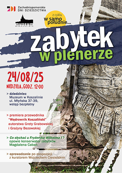 Relacja ze spotkania z cyklu "W samo południe" poświęconemu otwarciu wystawy "Zabytek w plenerze"