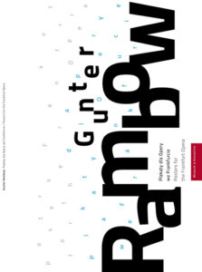 Zdjęcie poglądowe okładki książki pod tytułem "Gunter Rambow. Plakaty dla Opery we Frankfurcie".