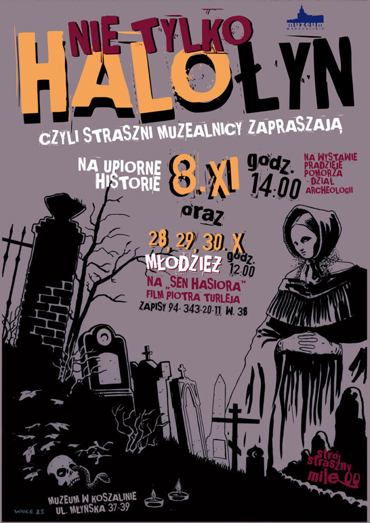 Plakat promujący wydarzenie "Nie tylko halołyn".